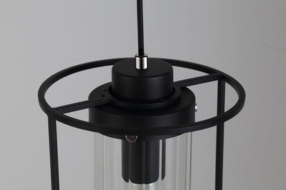 Swinton Single Pendant Black