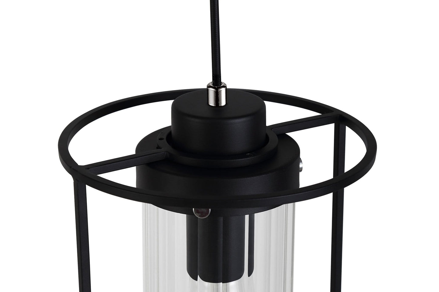 Swinton Single Pendant Black