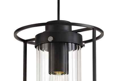 Swinton Single Pendant Black