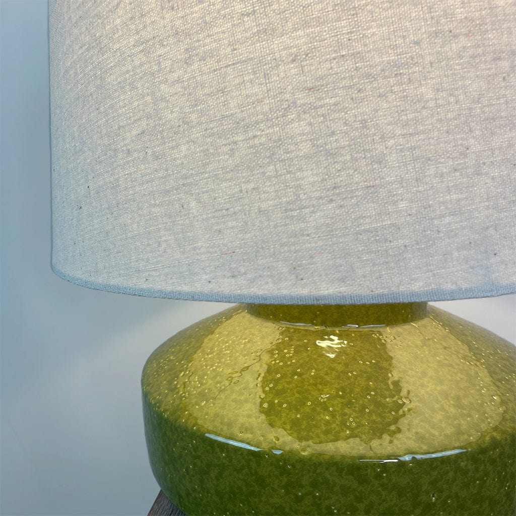 Pamplona Ceramic Green Table Lamp