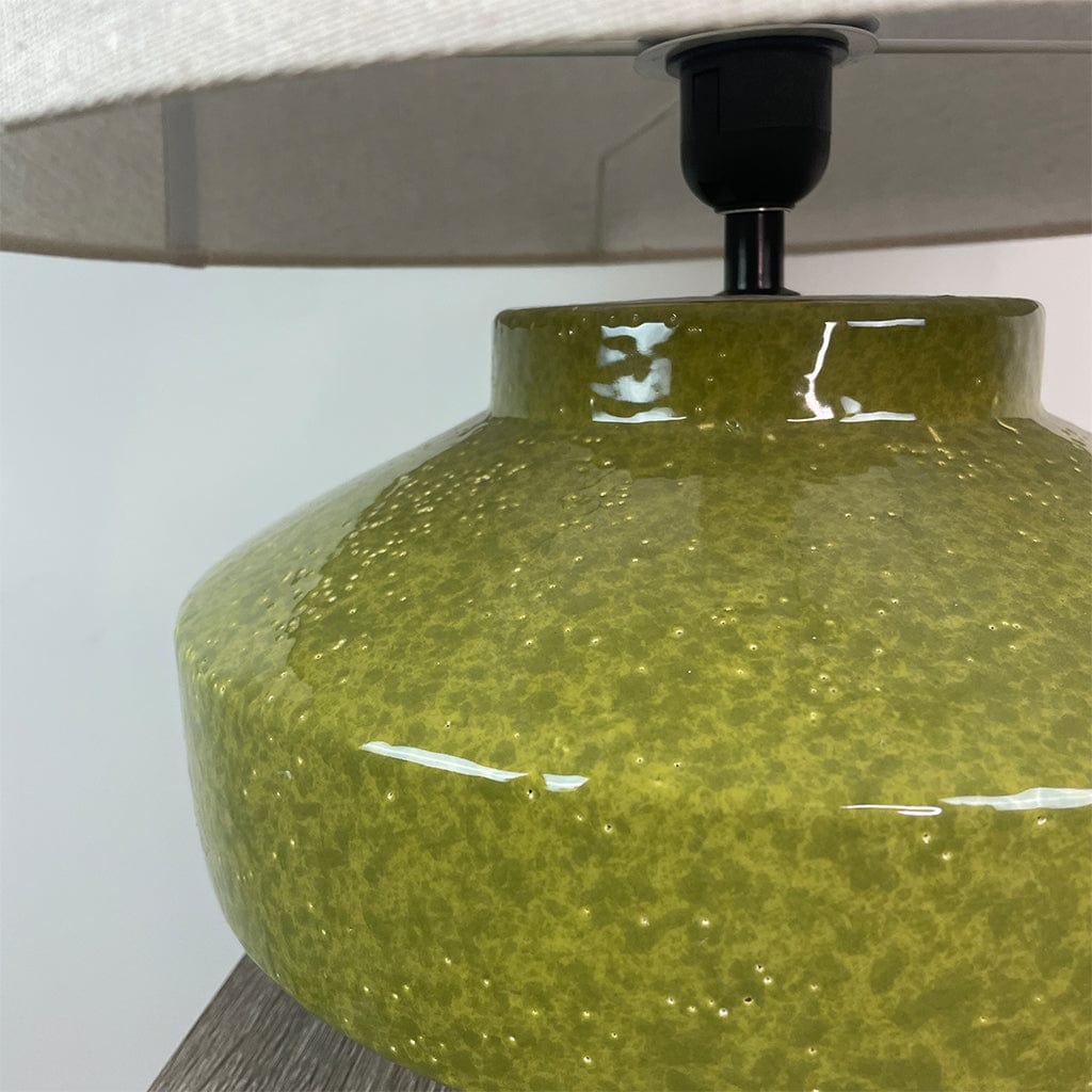 Pamplona Ceramic Green Table Lamp