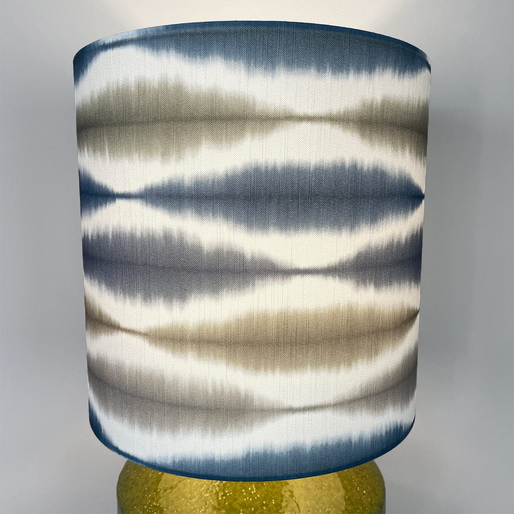 Pamplona Ceramic Green Table Lamp with Usuko Ink Slate Lampshade