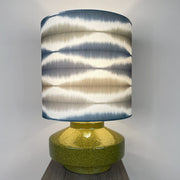 Pamplona Ceramic Green Table Lamp with Usuko Ink Slate Lampshade