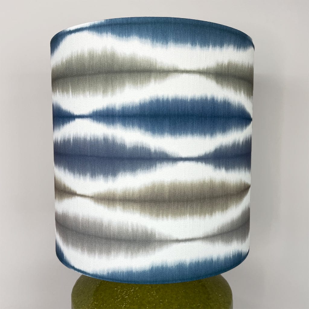 Pamplona Ceramic Green Table Lamp with Usuko Ink Slate Lampshade