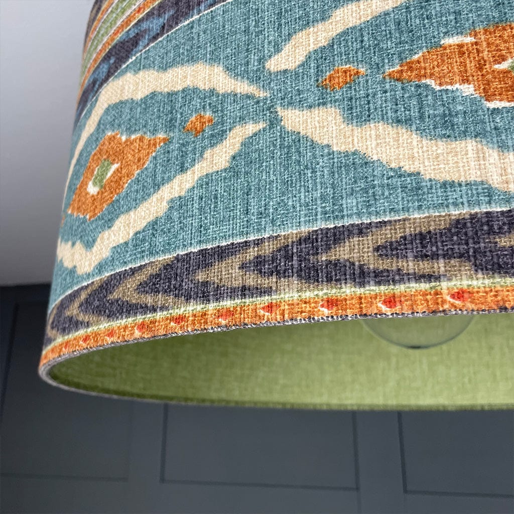 Santana Seafoam Pendant Shade with Nimbus Kiwi Lining