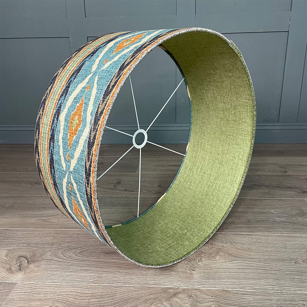 Santana Seafoam Pendant Shade with Nimbus Kiwi Lining