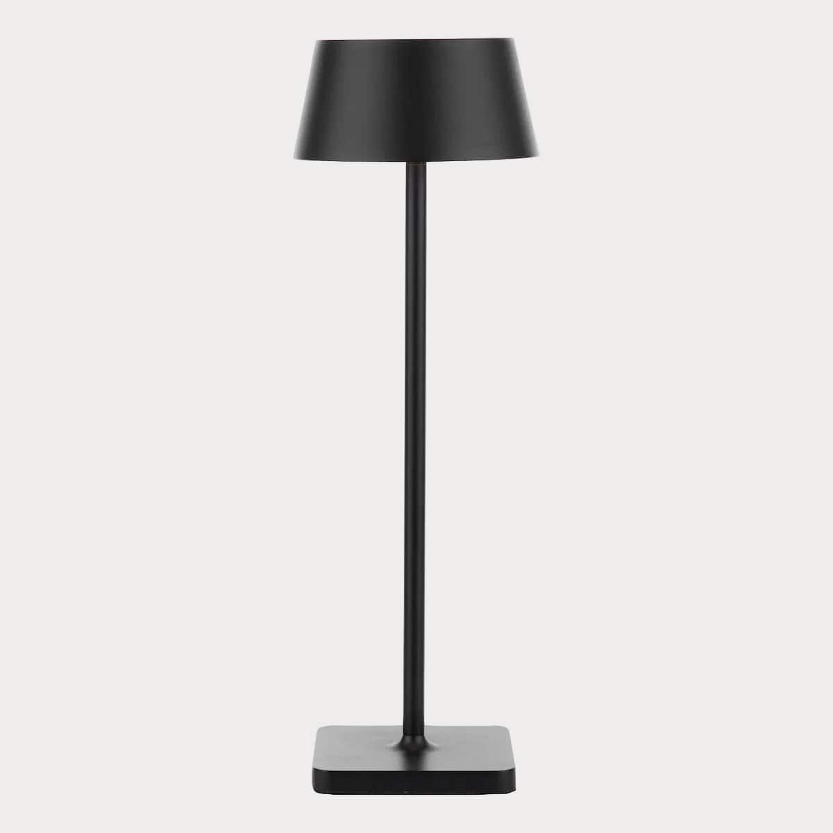 Sergio Matt Black Rechargeable Outdoor Table Lamp
