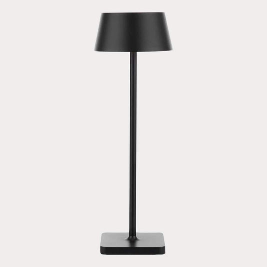 Sergio Matt Black Rechargeable Outdoor Table Lamp