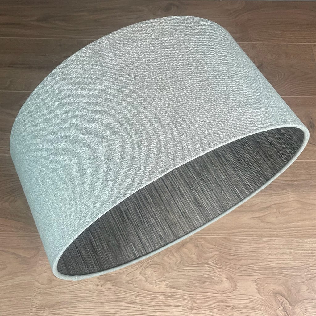 Seri Mineral Wallpaper Lined Pendant Shade with Sky Linen