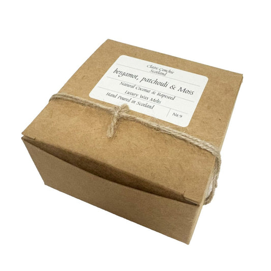 Set of 6 Bergamot Patchouli & Moss Luxury Wax Melts