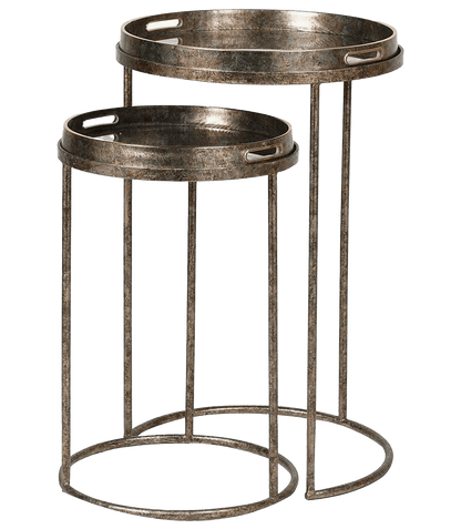 Set of 2 Fern Tray Tables