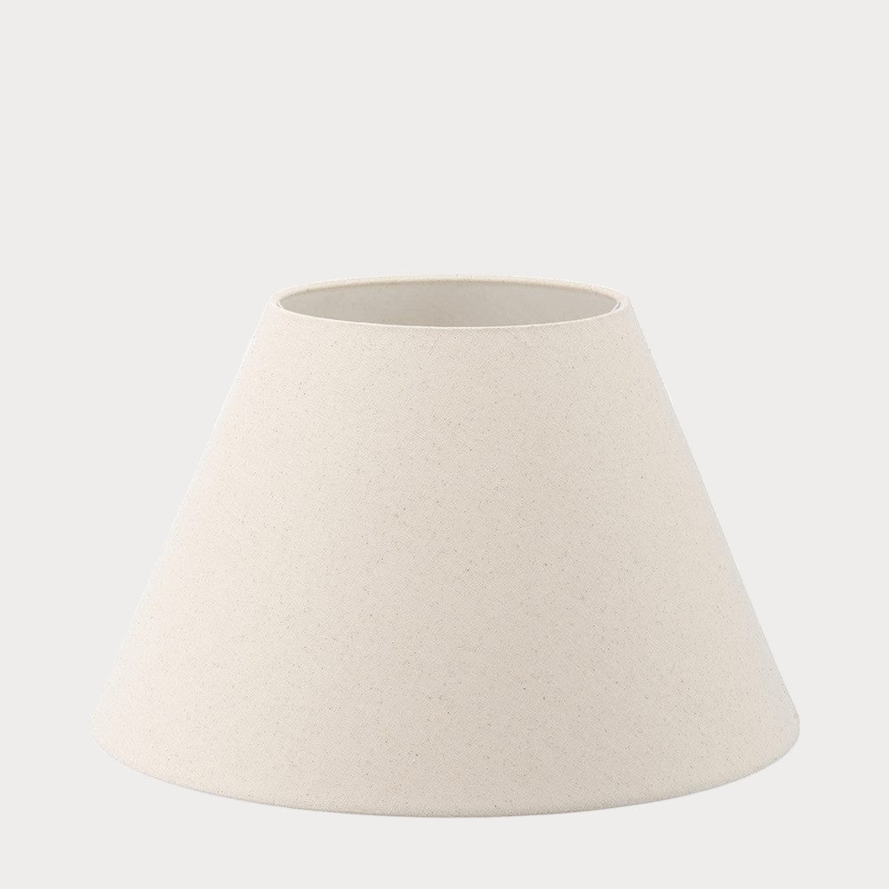 Beige lampshade on a white background