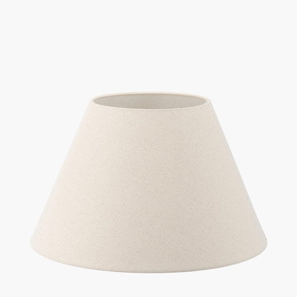 Beige lampshade on a white background
