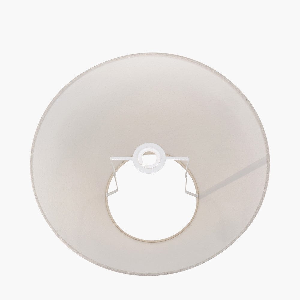 Round white object with a central hole on a white background