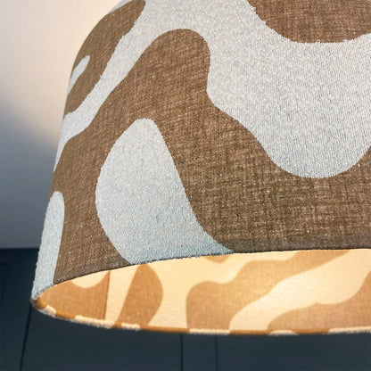 Sigrid Sandstone Boucle Shade with Frosted Lining