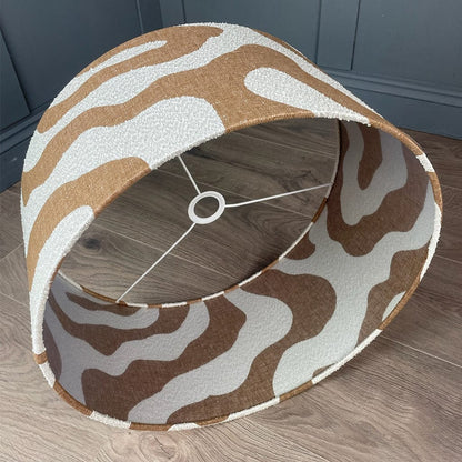 Sigrid Sandstone Boucle Shade with Frosted Lining