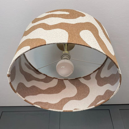 Sigrid Sandstone Boucle Shade with Frosted Lining