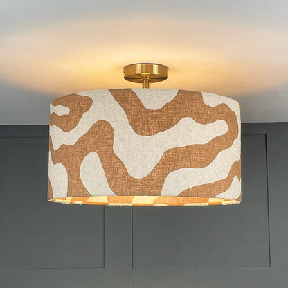 Sigrid Sandstone Boucle Shade with Frosted Lining