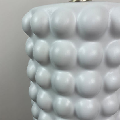 Sohan White Bobble Table Lamp with Mikado Rainbow Lampshade