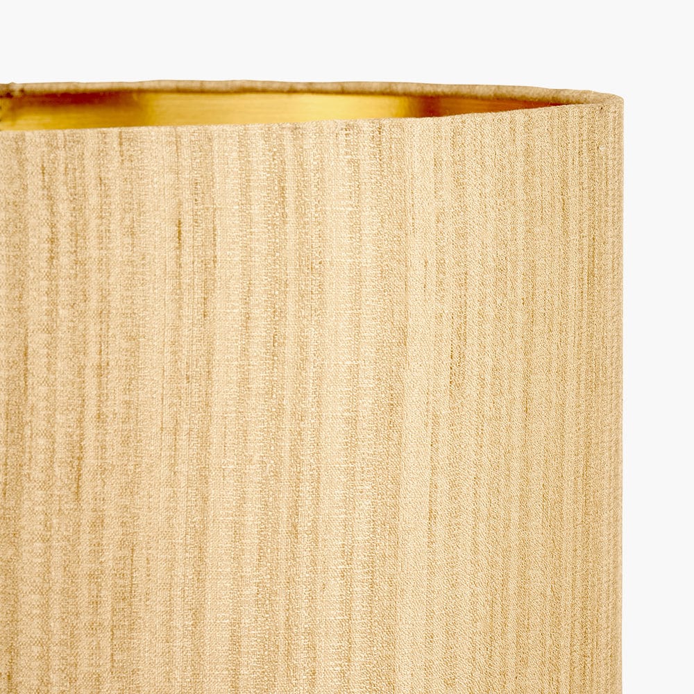 Stellan Slubbed Faux Silk Cylinder Shade