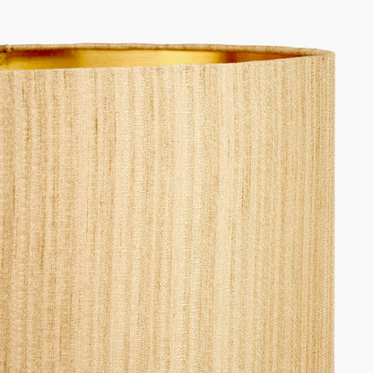 Stellan Slubbed Faux Silk Cylinder Shade