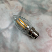 B22 Clear Candle 4.5W Dimmable LED