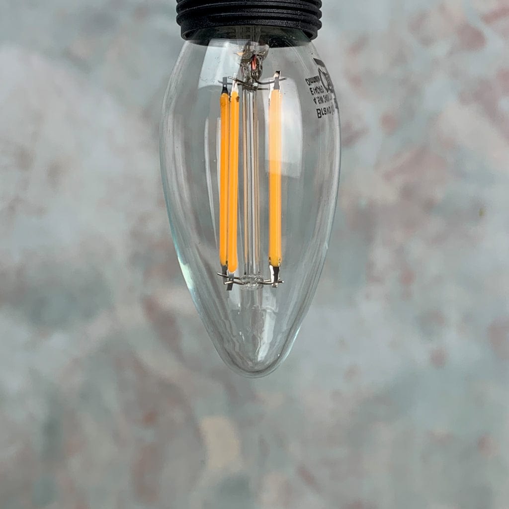 B22 Clear Candle 4.5W Dimmable LED