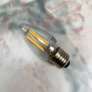 E27 Clear Candle 5W Dimmable LED