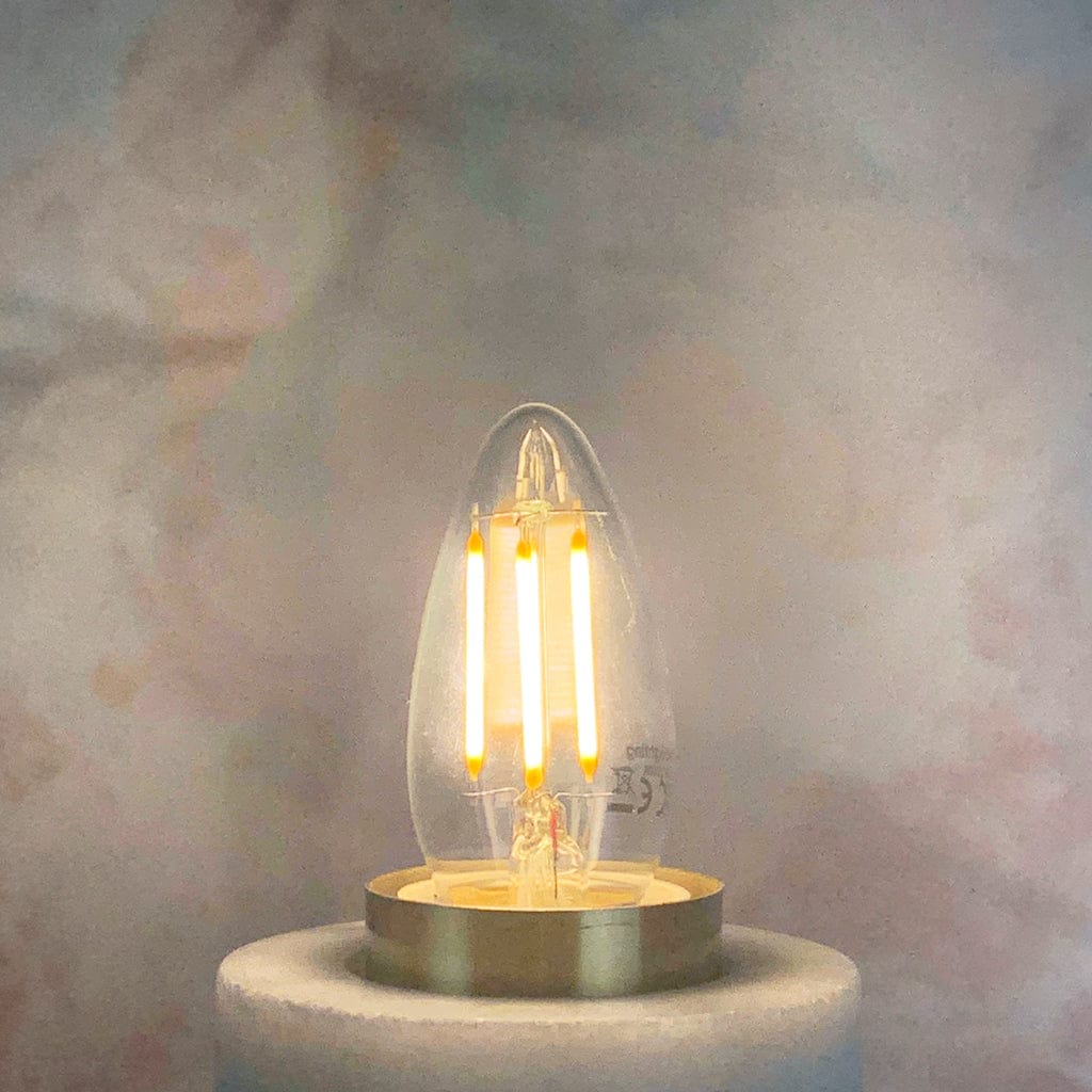 E27 Clear Candle 5W Dimmable LED