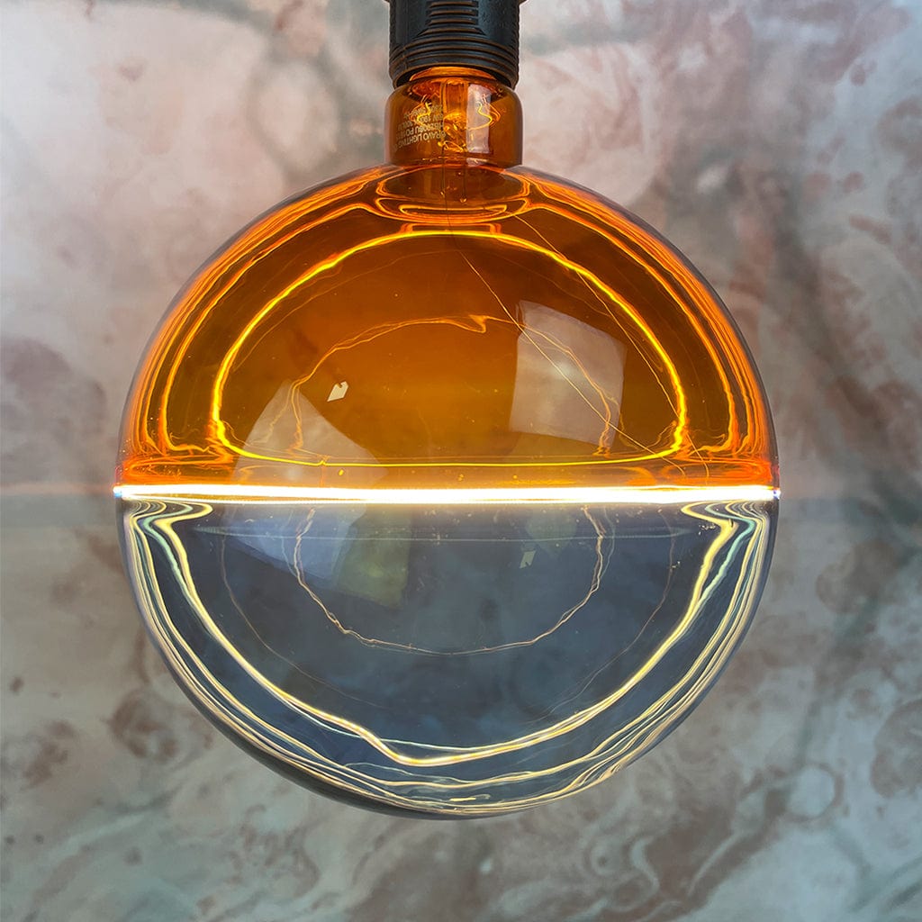 Neptune Amber & Blue 200mm Globe 6W E27 Dimmable