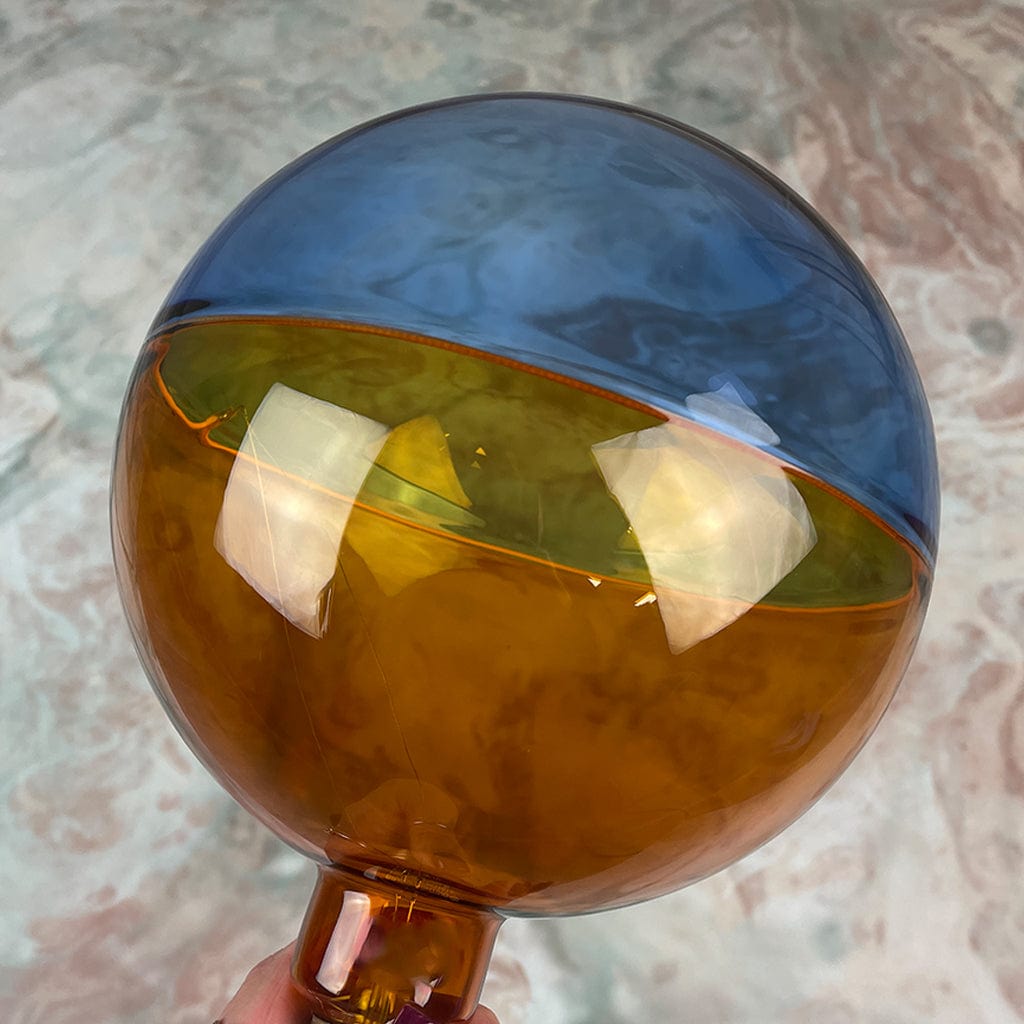 Neptune Amber & Blue 200mm Globe 6W E27 Dimmable