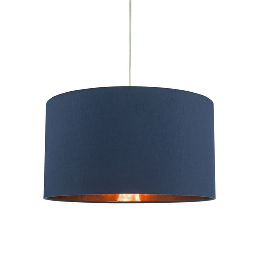 Timon Easy Fit Blue & Copper Pendant Shade