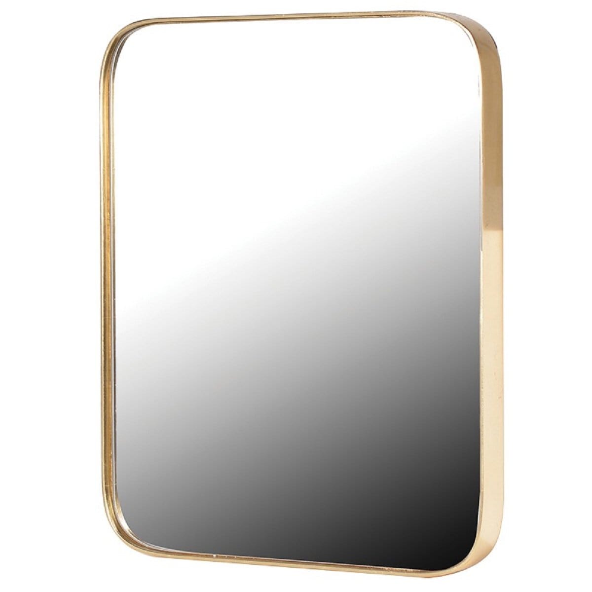 Gold Framed Square Mirror