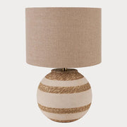 Talalla Cream & Natural Sea Grass Round Table Lamp