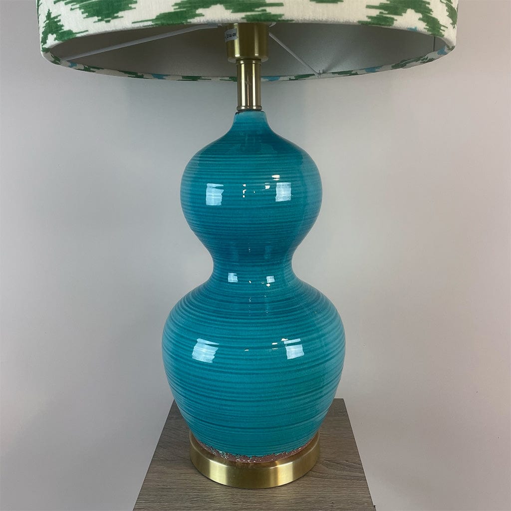 Tamara Teal Glaze Table Lamp