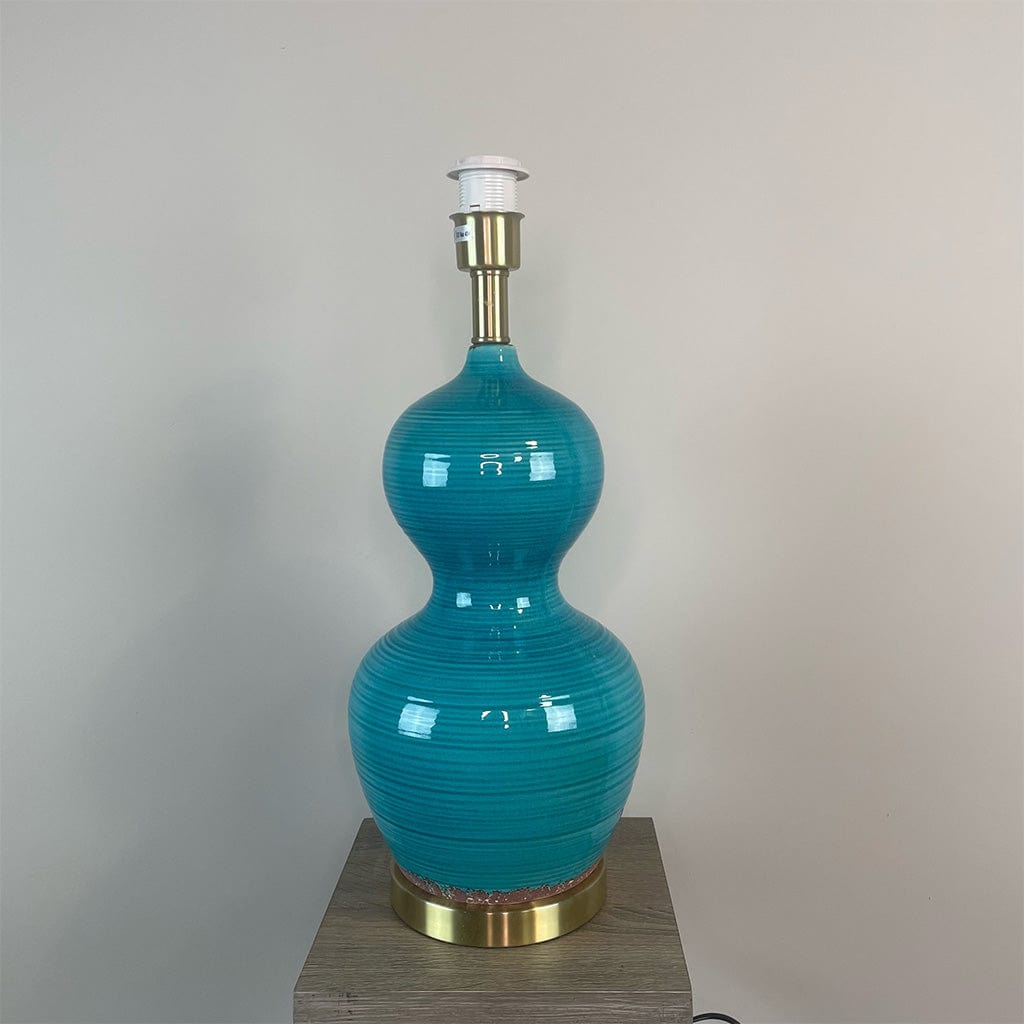 Tamara Teal Glaze Table Lamp