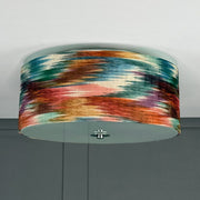 Tela Flush Carnival Velvet Shade & Glass Diffuser