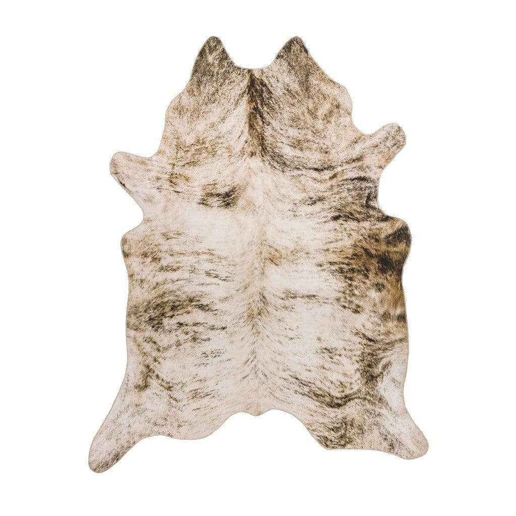 Texas Faux Cowhide Rug Grey