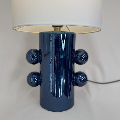 Tisha Blue Table Lamp With Shade