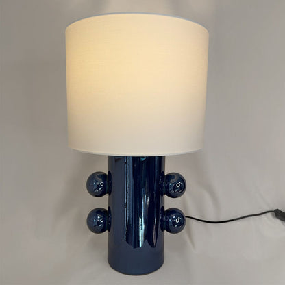 Tisha Blue Table Lamp With Shade