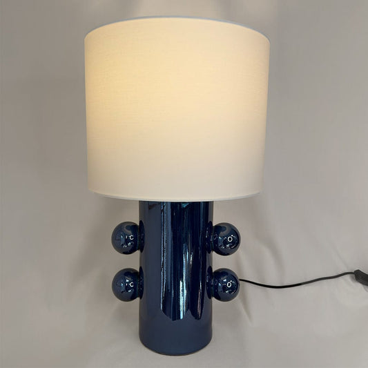 Tisha Blue Table Lamp With Shade