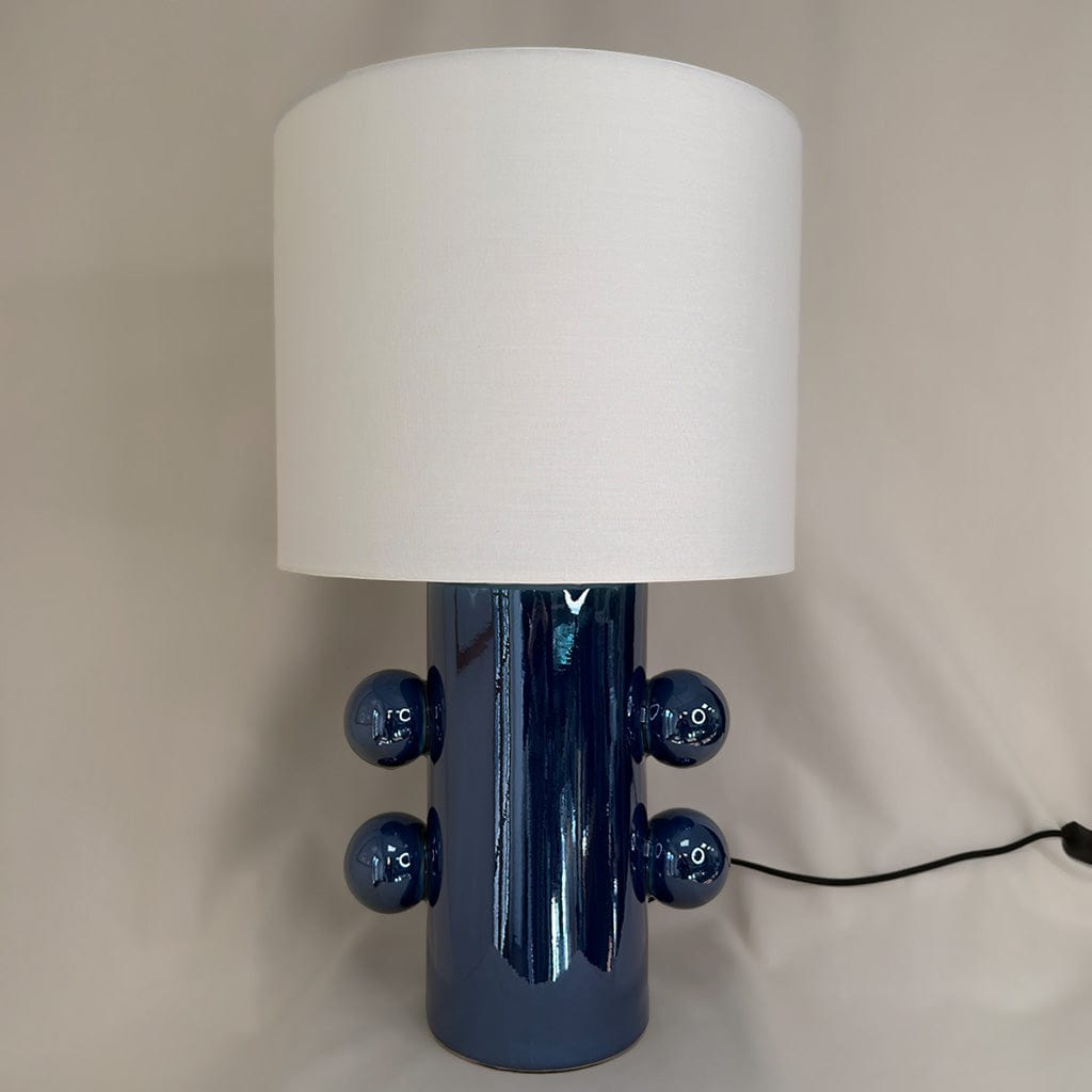 Tisha Blue Table Lamp With Shade
