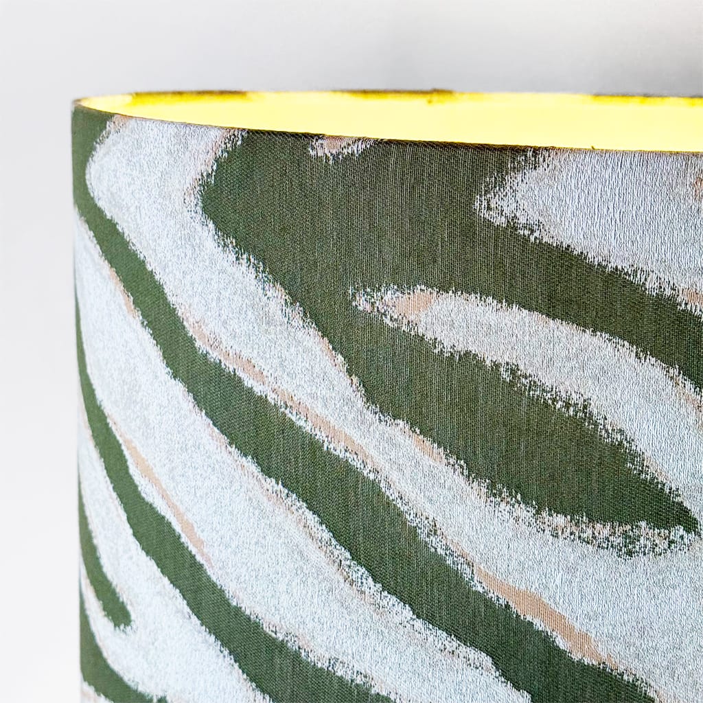 Toma Oiled Wood Tall Neck Floor Lamp with Leela Cactus
