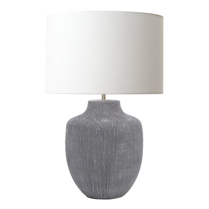 Udine Grey Ceramic Table Lamp