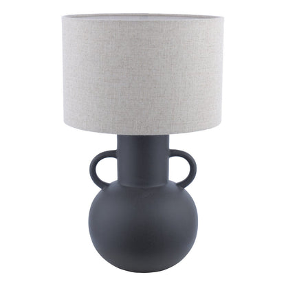 Urn Black Table Lamp with Shade