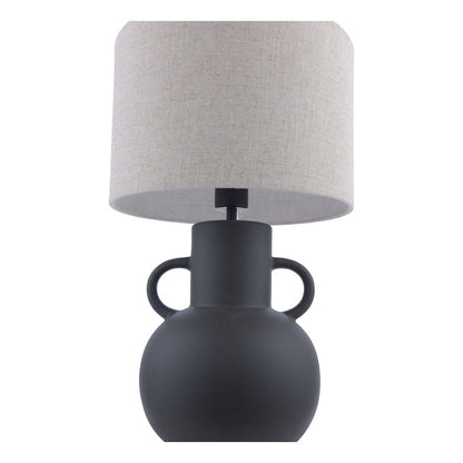 Urn Black Table Lamp with Shade