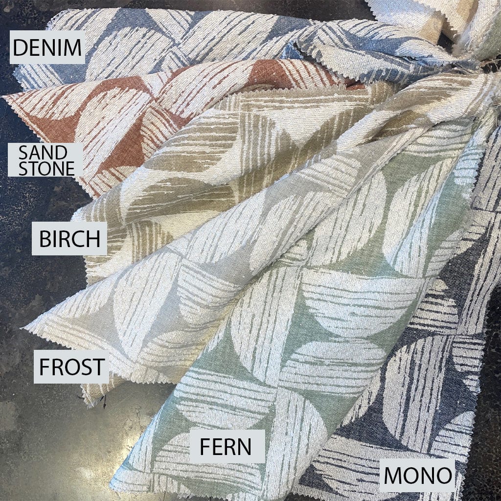 Midi 3 Light Flush Ceiling Light with Axel Bespoke Shade