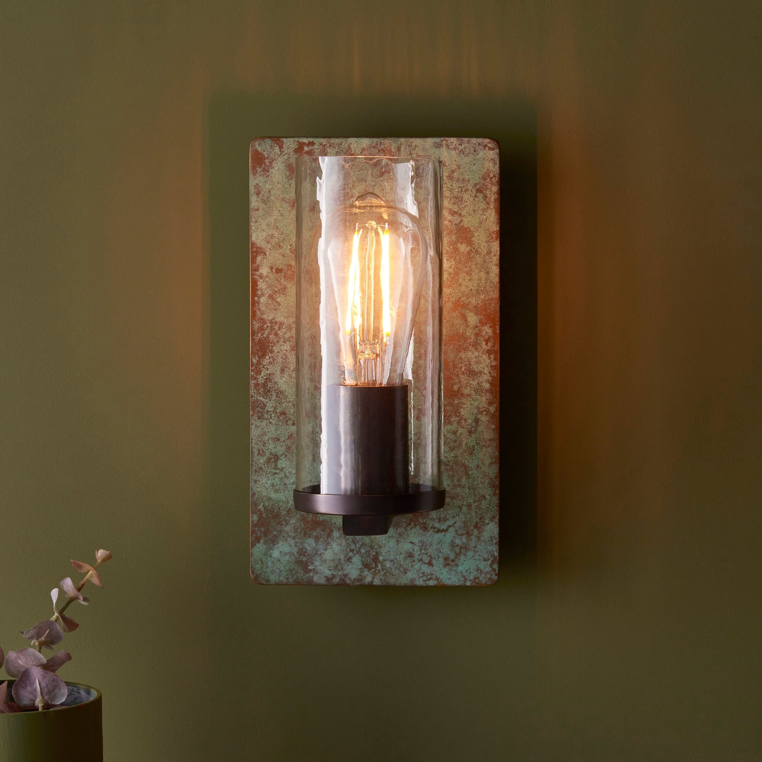 Fife Patina Wall Light