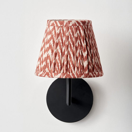 Vienna 16cm Chevron Mushroom Pleat Tapered Lampshade