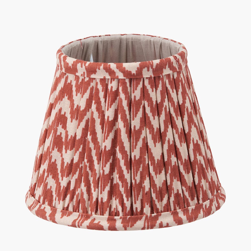 Vienna 16cm Chevron Mushroom Pleat Tapered Lampshade